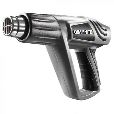 H�l�gf�v� 2000W, h�fokszab�lyz�s I:25C, II: 80-600C, III: 80-600C, kofferben 5db kieg�sz�t�vel GRAPHITE