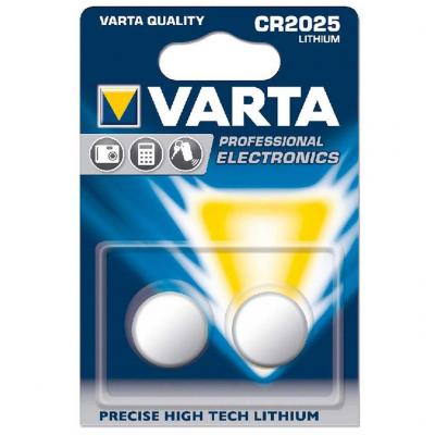 Varta CR2025 BLI 2 fot s kalkultorelem, 2db VARTA