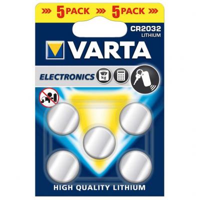 Varta CR2032 BLI 5 fot s kalkultorelem, 5db VARTA