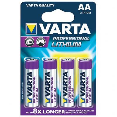 Varta AA 4db Professional lithium ceruza elem VARTA