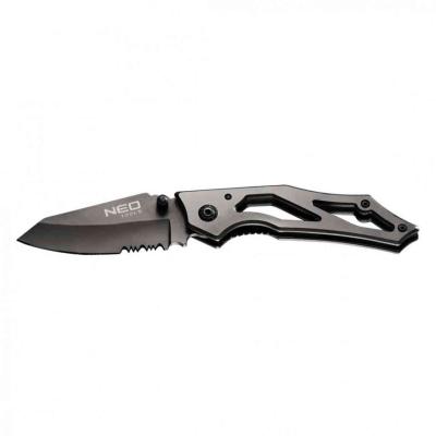 �sszecsukhat� k�s, titanium, 16,7cm, penge: 7cm, s�ly 60 g, �sszecsukott 105mm NEO TOOLS (NEOTOOLS)