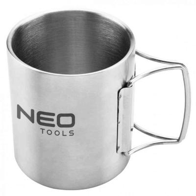 Kemping b�gre 320ml, duppla fal, behajthat� foganty� NEO TOOLS (NEOTOOLS)