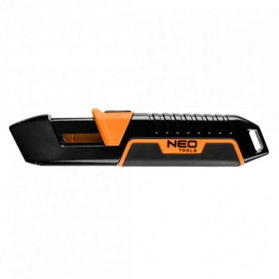 Trap�zpeng�s k�s, biztons�gi, rug�s pengevisszah�z�val, alu h�zas NEO TOOLS (NEOTOOLS)