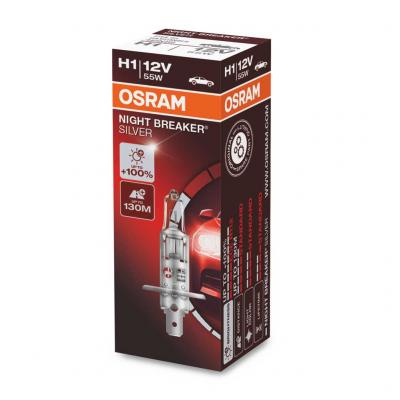 Osram 64150NBS 12V 55W H1 P14.5s Night Breaker Silver fnyszrizz AMS-OSRAM (AMSOSRAM)