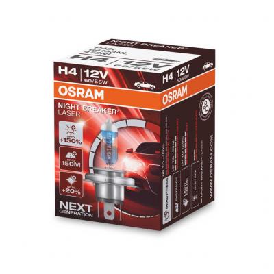 Osram 64193NBS 12V 60/55W H4 P43t-38 +50% Night Breaker Laser f�nysz�r�izz� AMS-OSRAM (AMSOSRAM)