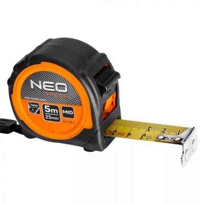 M�r�szalag 5m / 25mm, m�gneses, dupla f�kes NEO TOOLS (NEOTOOLS)