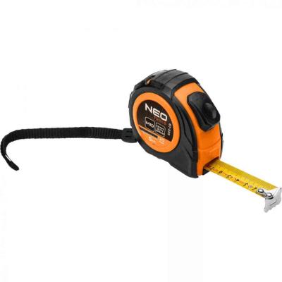 M�r�szalag 5 m/25 mm, ac�l,  autostop+ r�gz�t� NEO TOOLS (NEOTOOLS)