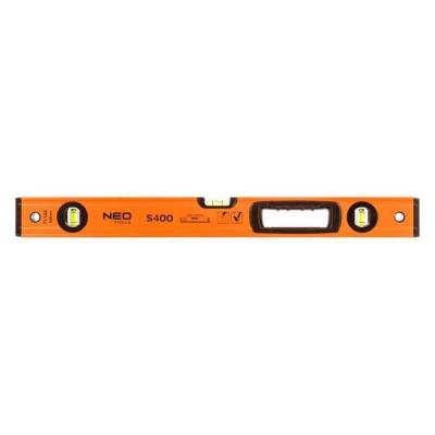 V�zm�rt�k 60cm, alu, 3 libella, 1 foganty�, S400 NEO TOOLS (NEOTOOLS)