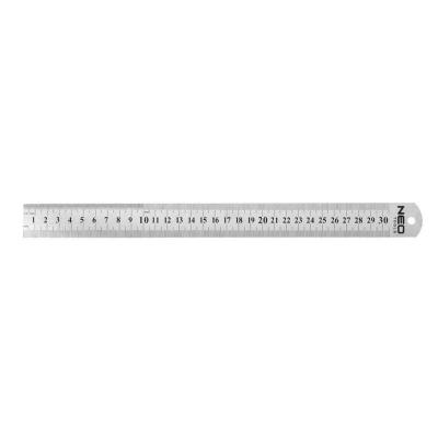 Ac�l vonalz� 30 cm rozsdamentes NEO TOOLS (NEOTOOLS)