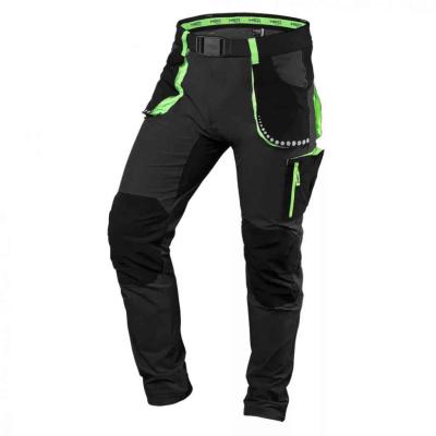 Munkanadr�g, premium, 4 ir�nyban �nbe�ll� anyag, fekete-z�ld, s