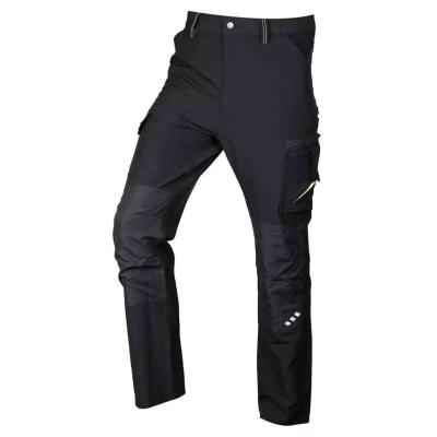 Munk�snadr�g, Mix&Match, 4 ir�ny� sztreccs, 230g/m2, fekete-z�ld, XS