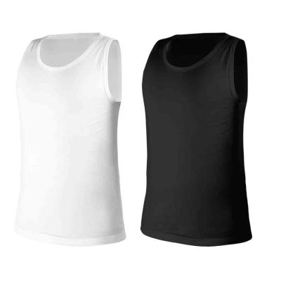 Munkav�delmi p�l�, fekete-feh�r, ujjatlan, 95%pamut, 5%elaszt�n, 2db, XXL