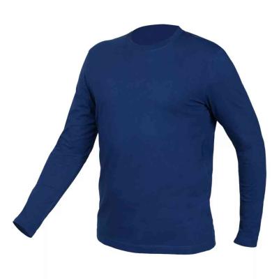 Munkav�delmi p�l�, hossz� ujj�, tenger�szk�k, 100% pamut, S