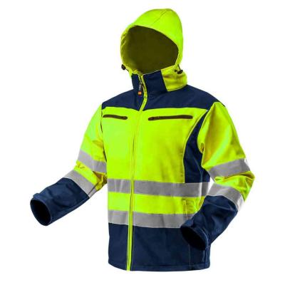 L�that�s�gi munkadzseki, softshell, kapucnival, s�rga, XXXL