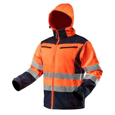 L�that�s�gi munkadzseki, softshell, kapucnival, narancss�rga, S