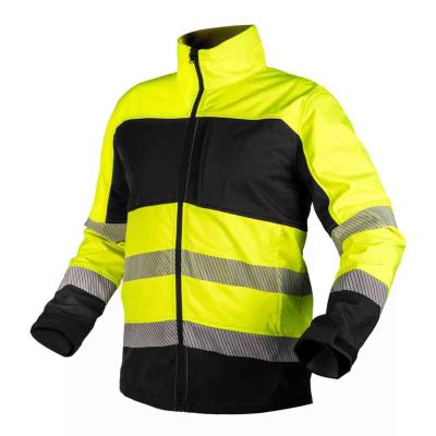 L�that�s�gi munkav�delmi kab�t, softshell, neons�rga-fekete, S