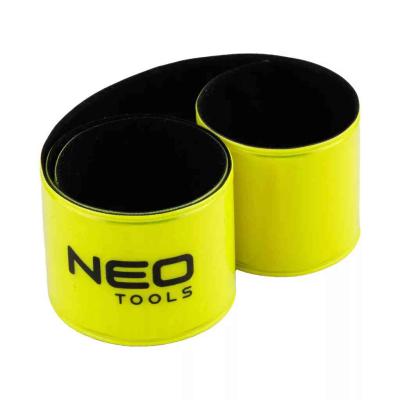 F�nyvisszaver� szalag ruh�zatra, 3x40cm, t�p�z�ras, neonz�ld, rendel�si egys�g: 100db NEO TOOLS (NEOTOOLS)
