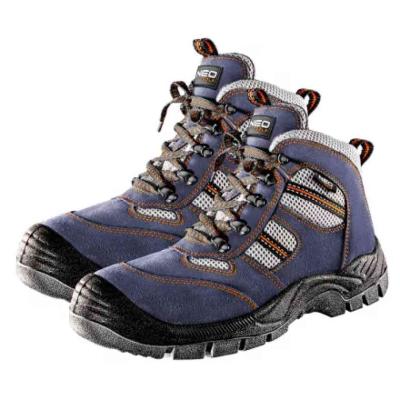 Munkabakancs, vel�rb�r, sz�rke-k�k, CE, S1P SRA, 47