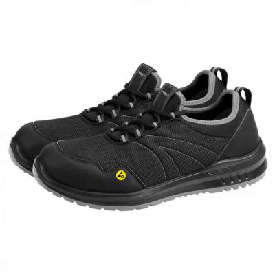 Munkacip�, S1PL SR, ESD, kompozit orrv�d�, kevl�r talpbet�t, fekete-sz�rke, 39