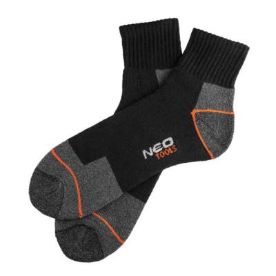 Munkazokni, r�vid, 70% pamut, 30% polyester, meger�s�tett sarok, l�legz�, 43-45