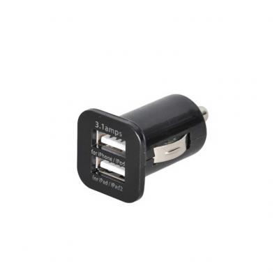 Szivargyjt eloszt, USB-talakt, 2xUSB (3100mA) AUTOMAX