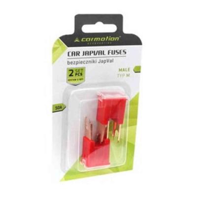 F�biztos�t�k, jap�n, �ll�,csavaros,, 50A piros, 2db AUTOLIFE