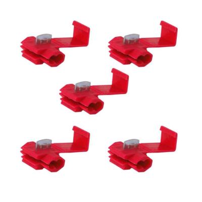 Elektromos gyorscsatlakoz�k, piros, 0,5-1mm kw, 22-18AWG, 10A max., 5 db / 86298 AUTOLIFE