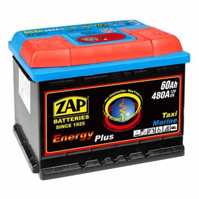 ZAP Energy Plus Marine 95607 munkaakkumultor, 12V 60Ah 480A J+ EU, magas