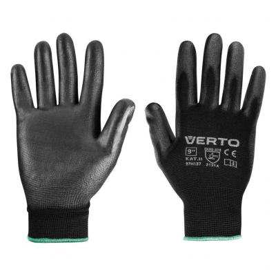 Kert�sz keszty�, PU bevonat, 9", l�g�tereszt� fels�r�sz VERTO
