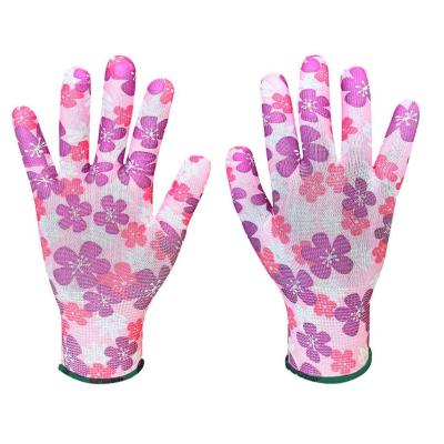 Kert�sz keszty�, poli�szter, vir�gmint�s, 9" VERTO