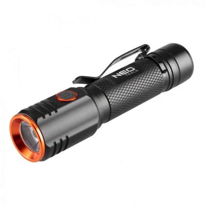 Zsebl�mpa, t�lthet� USB C, 2000lum CHN LED NEO TOOLS (NEOTOOLS)