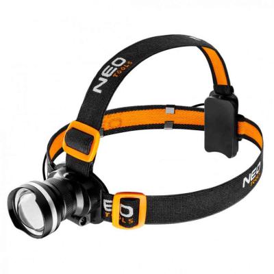Fejl�mpa 400 lum, f�kusz�lhat�, CREE R5, 3xAAA NEO TOOLS (NEOTOOLS)