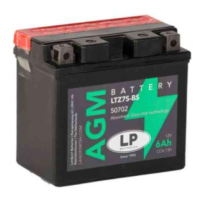 Landport AGM-LTZ7S-BS motorakkumul�tor, 12V 6Ah, 130A