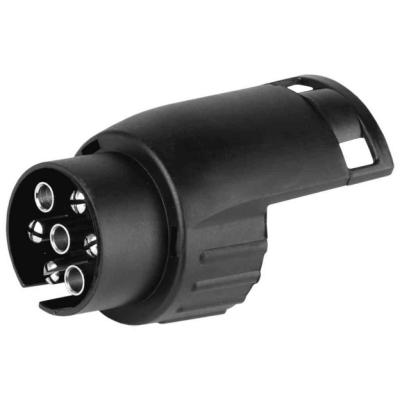 Ut�nfut� csatlakoz� adapter 7/13 PIN p�tkocsihoz, m�anyag 12V AUTOLIFE