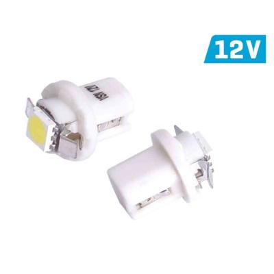 BAX B8.5d 12V feh�r m�szerfal LED AUTOLIFE