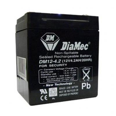 Diamec DM1242 sznetmentes akkumultor, zsels, 12V 4,2Ah Aut akkumultor, 12V alkatrsz vsrls, rak