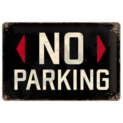 No parking retro fémtábla, 20x30cm ACCESSORIES STARLINE (ACCESSORIESSTARLINE)