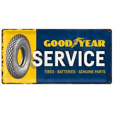 Goodyear Service retro fémtábla, 25x50cm ACCESSORIES STARLINE (ACCESSORIESSTARLINE)