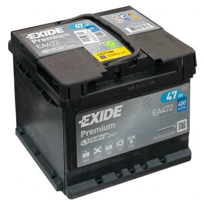 Exide Premium EA472 akkumultor, 12V 47Ah 450A J+ EU, alacsony