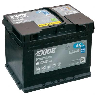 Exide Premium EA640 akkumultor, 12V 64Ah 640A J+ EU, magas