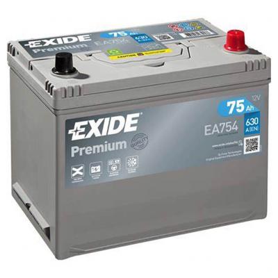 Exide Premium EA754 akkumultor, 12V 75Ah 630A J+, japn EXIDE
