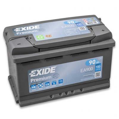 Exide Premium EA900 akkumultor, 12V 90Ah 720A J+ EU, magas