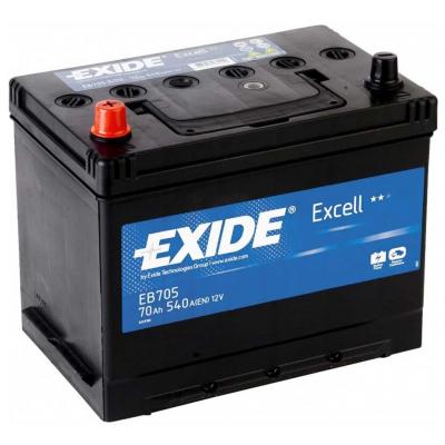 Exide Excell EB705 akkumultor, 12V 70Ah 540A B+, japn EXIDE