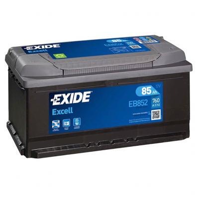 Exide Excell EB852 akkumultor, 12V 85Ah 760A J+ EU, alacsony EXIDE