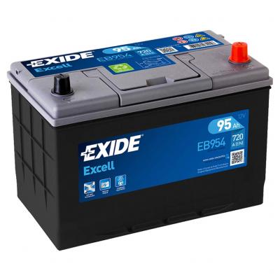 Exide Excell EB954 akkumultor, 12V 95Ah 720A J+,  japn EXIDE