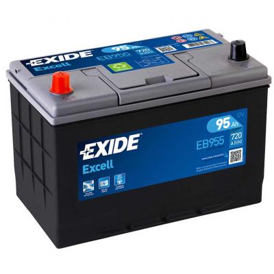 Exide Excell EB955 akkumultor, 12V 95Ah 720A B+, japn