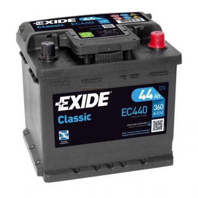Exide Classic EC440 akkumultor, 12V 44Ah 360A J+ EU, magas