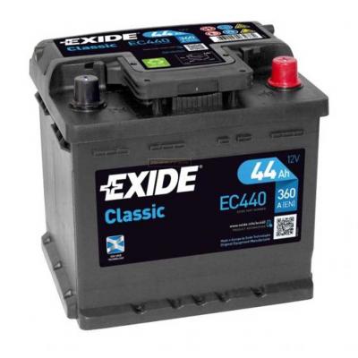 Exide Classic EC440 akkumultor, 12V 44Ah 360A J+ EU, magas EXIDE