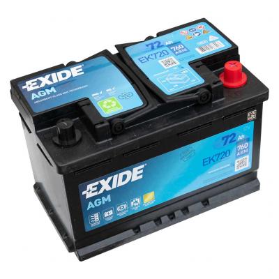 Exide Start-Stop EFB EL700 akkumulátor, 12V 70Ah 760A, J+ EU