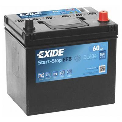 Exide Start-Stop EFB EL604 akkumultor, 12V 60Ah 520A, J+, japn EXIDE